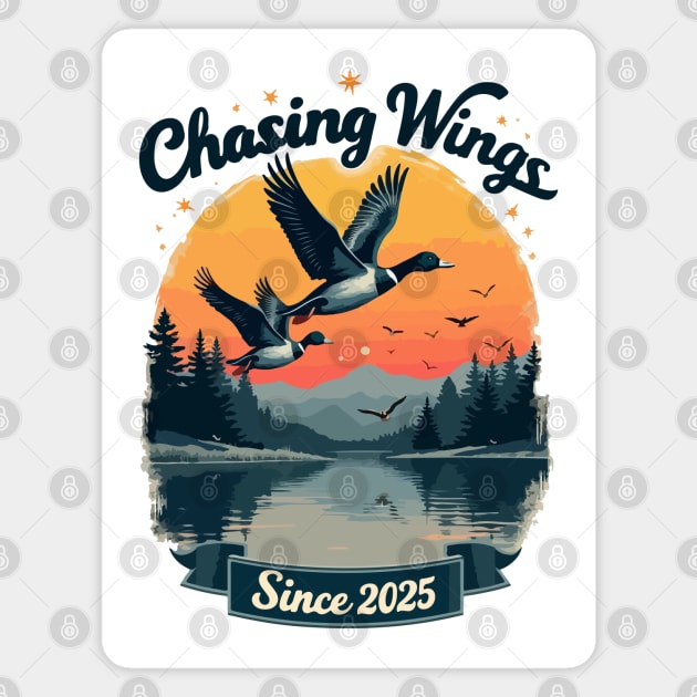 Chasing Wings Magnet by Urbanprint